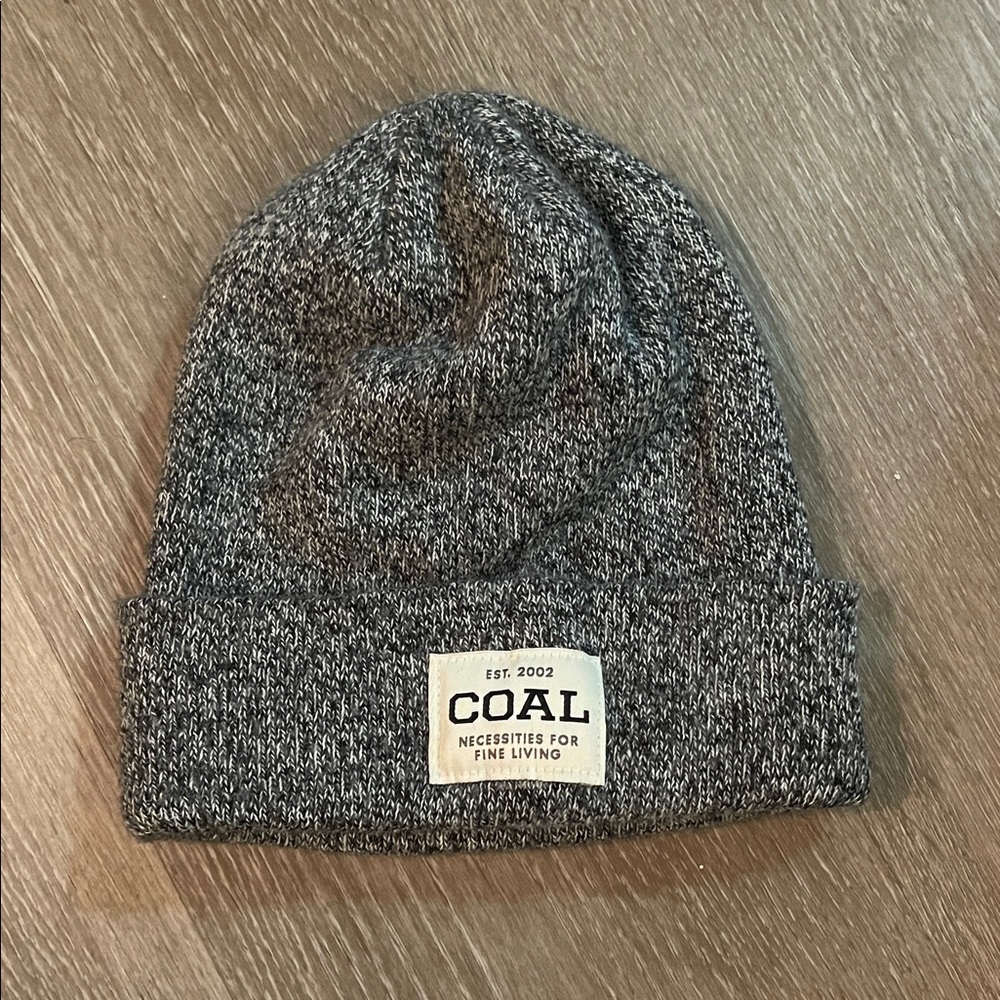 COAL Gray Marled Knit Beanie - Cozy Winter Hat